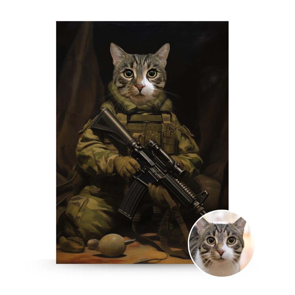 The Soldier - Pet Portrait