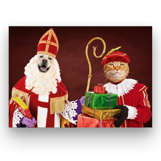 Saint Nicolas et Piet - Portrait d'Animal